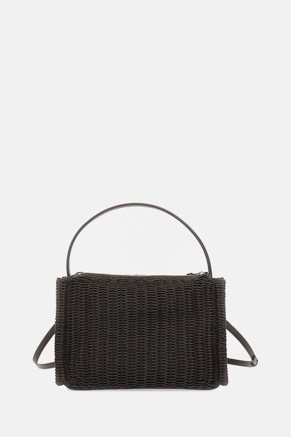 Jw Anderson Women Loafer Bag In Woven Leather