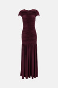 Rotate Women Gathered Maxi Dress
