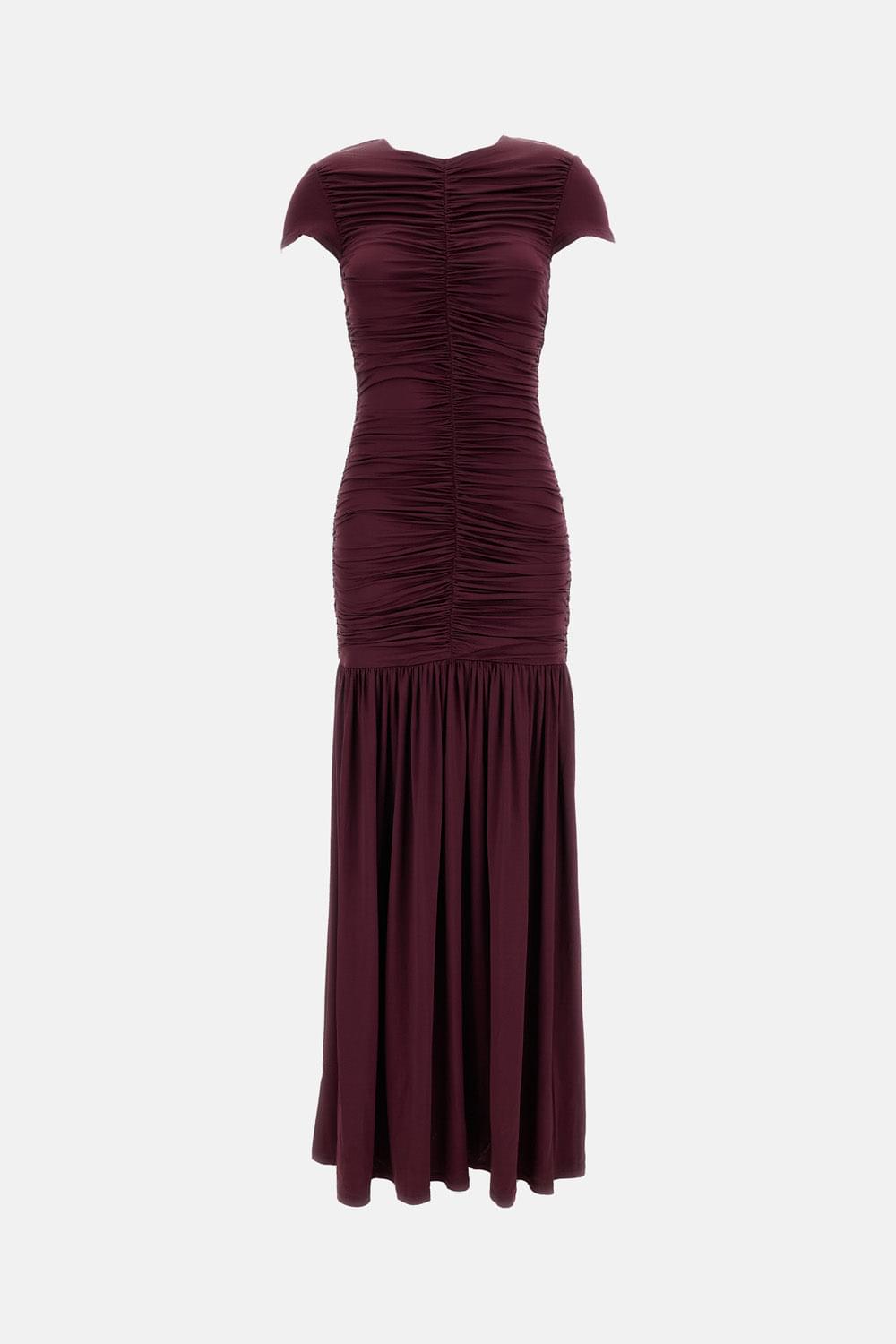Rotate Women Gathered Maxi Dress