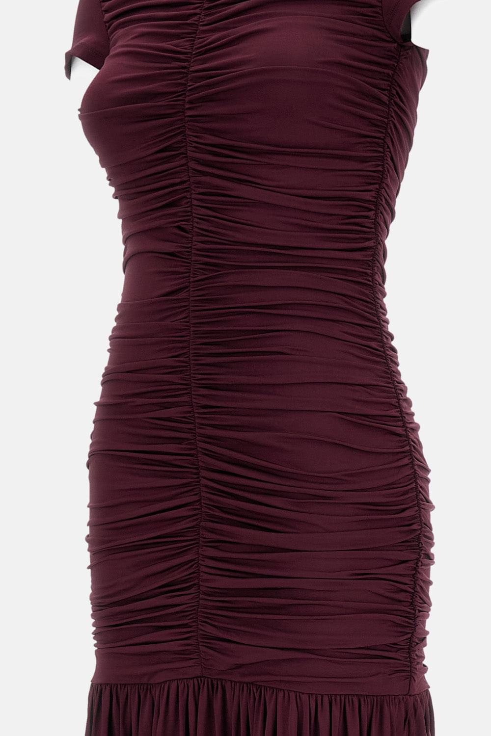 Rotate Women Gathered Maxi Dress