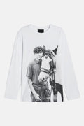 Simone Rocha Women Pony Kid Print T-Shirt