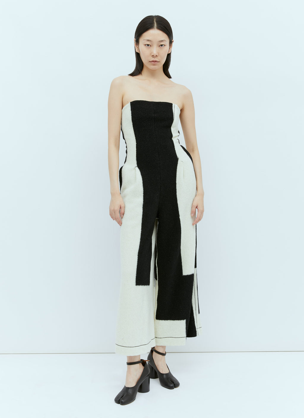Issey Miyake Women Rectilinear Milled Jumpsuit
