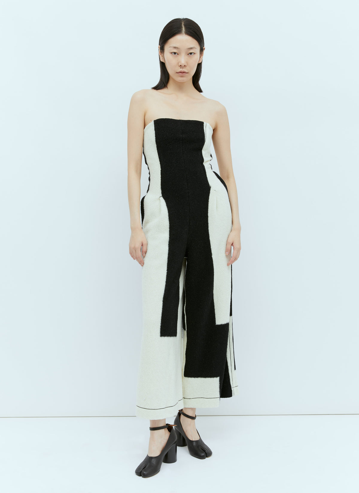 Issey Miyake Women Rectilinear Milled Jumpsuit