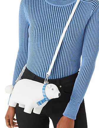 Kate Spade New York Arctic Friends Polar Bear Crossbody Bag