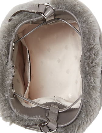 Kate Spade New York Eva Faux Fur Small Bucket Bag