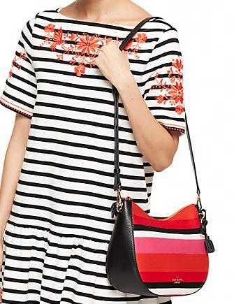 Kate Spade New York Hayes Street Fabric Small Aiden Shoulder Bag