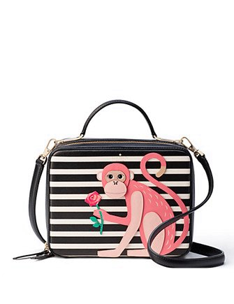 Kate Spade New York Rambling Roses Monkey Casie Satchel