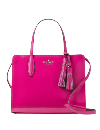 Kate Spade New York Rowe Patent Medium Top Zip Satchel
