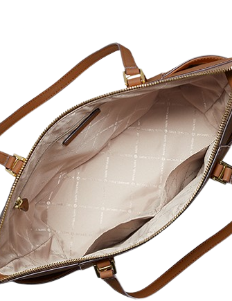 Michael Michael Kors Charlotte Large Saffiano Leather Top Zip Tote Bag