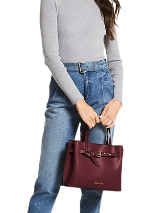 Michael Michael Kors Emilia Large Pebbled Leather Satchel
