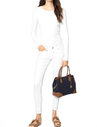 Michael Michael Kors Mercer Gallery Canvas Center Zip Tote