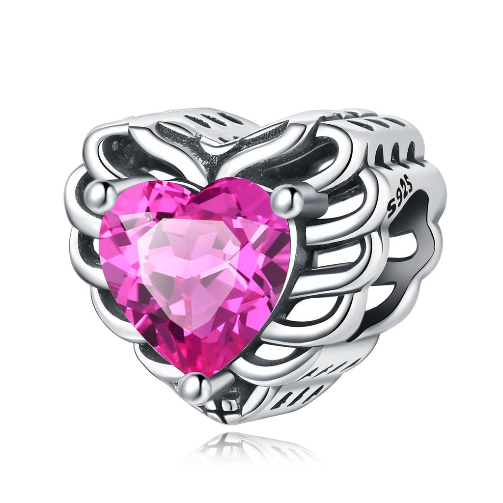 Pink Chest Heart Charm