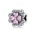 Pink Diamond Four-Leaf Clover Flower