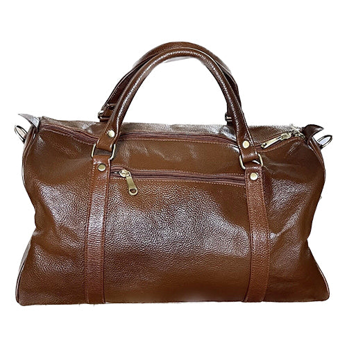 New Buffalo Leather Large Tan Duffel/Travel Bag For Men/Women