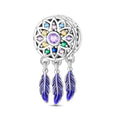 Purple Feather Dreamcatcher Charm