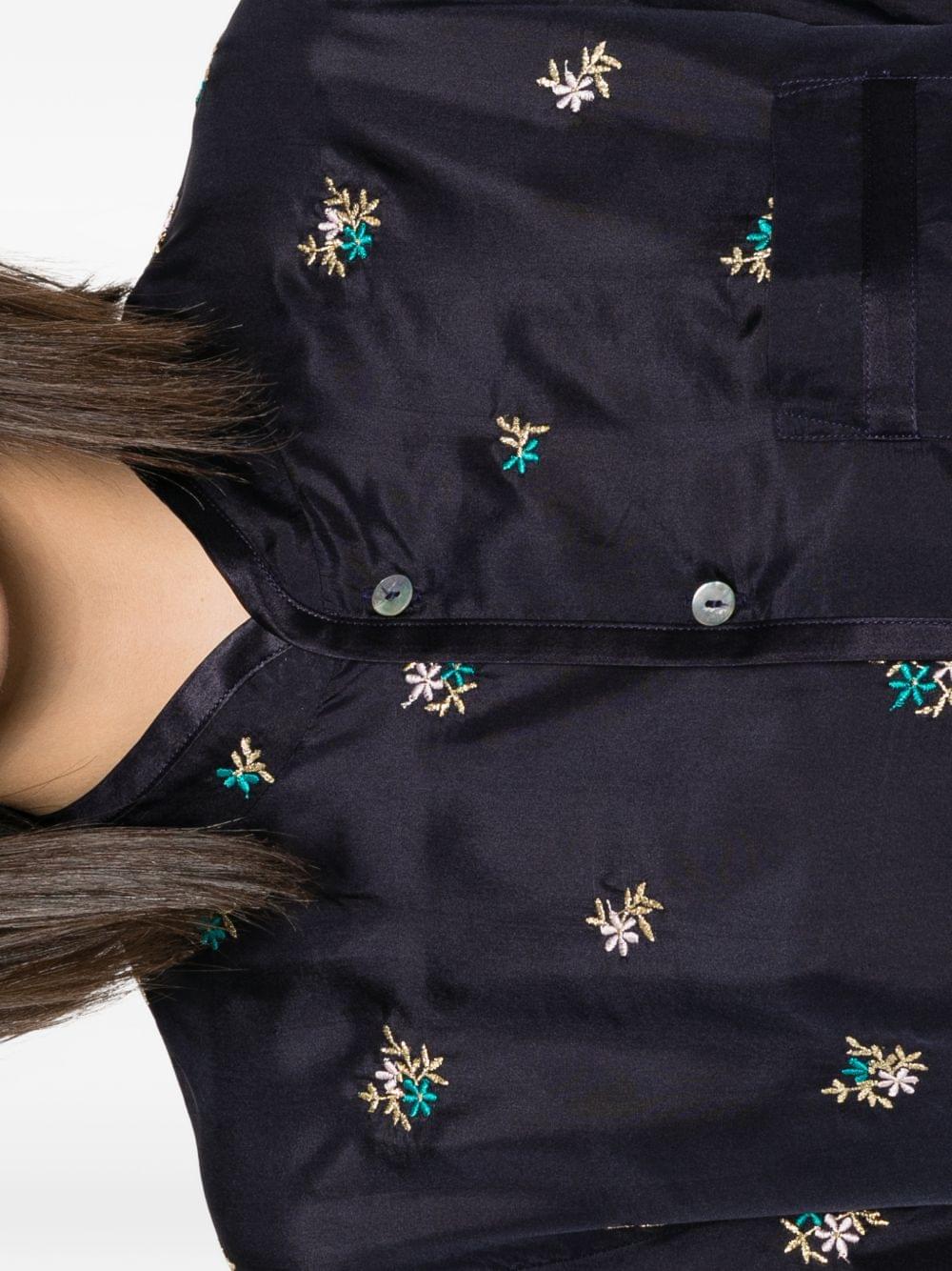Forte Forte Women Embroidered Silk Shirt