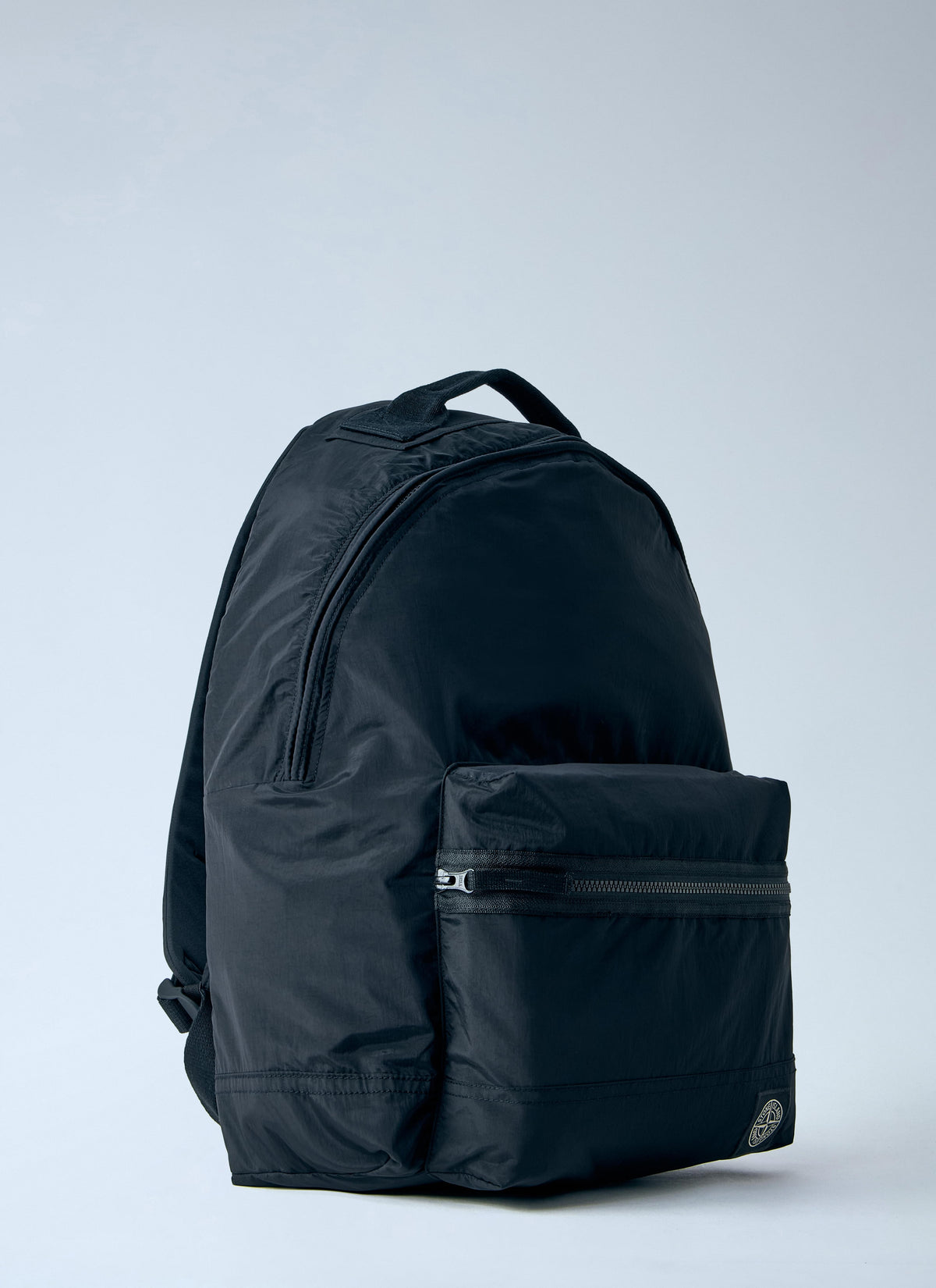 Stone Island Men Nylon Backpack With Front Zip Pocket