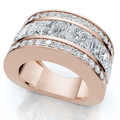 5 3/4ct Bold Diamond Statement Ring 14k Gold or Platinum Lab Grown